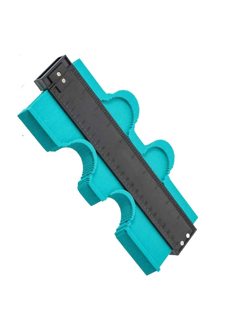 U World UDEETA MART Master Outline Gauge Contour Gauge Contour Gauge Duplicator Profile Tool Super Measuring Plastic Ruler for Corners Woodworking Templates Tiles and Laminate  - Image 1