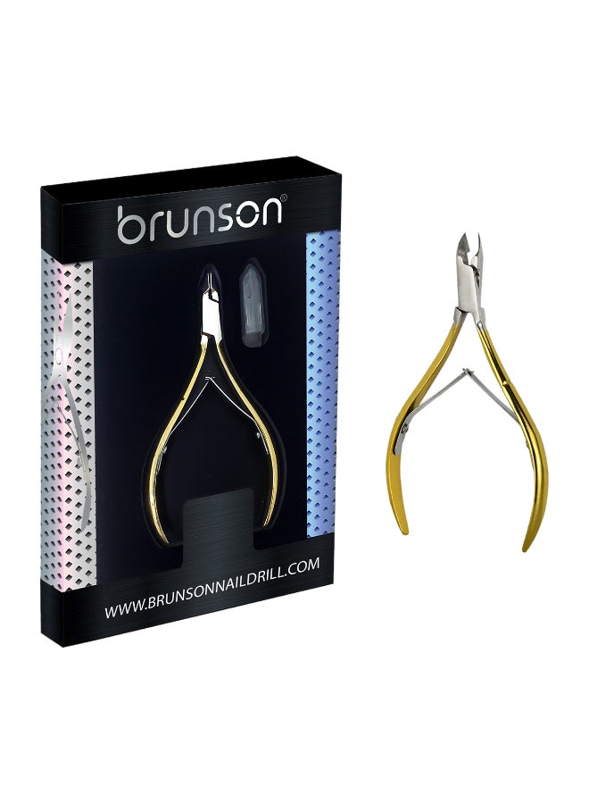 brunson Professional Cuticle Nipper - Full-Jaw 8mm - Nail Cuticle Remover for  Manicure Cuticle Dead Skin Remover HL-501 - Image 1