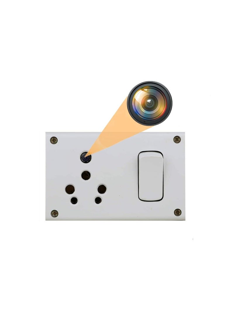 FREDI HD PLUS FREDI HD PLUS 4K WiFi Switch Socket Full HD Audio Video Recording Camera 24 Hours Watch Live Home and Office Security Camera iWFCam APP Hidden Camera  - Image 1