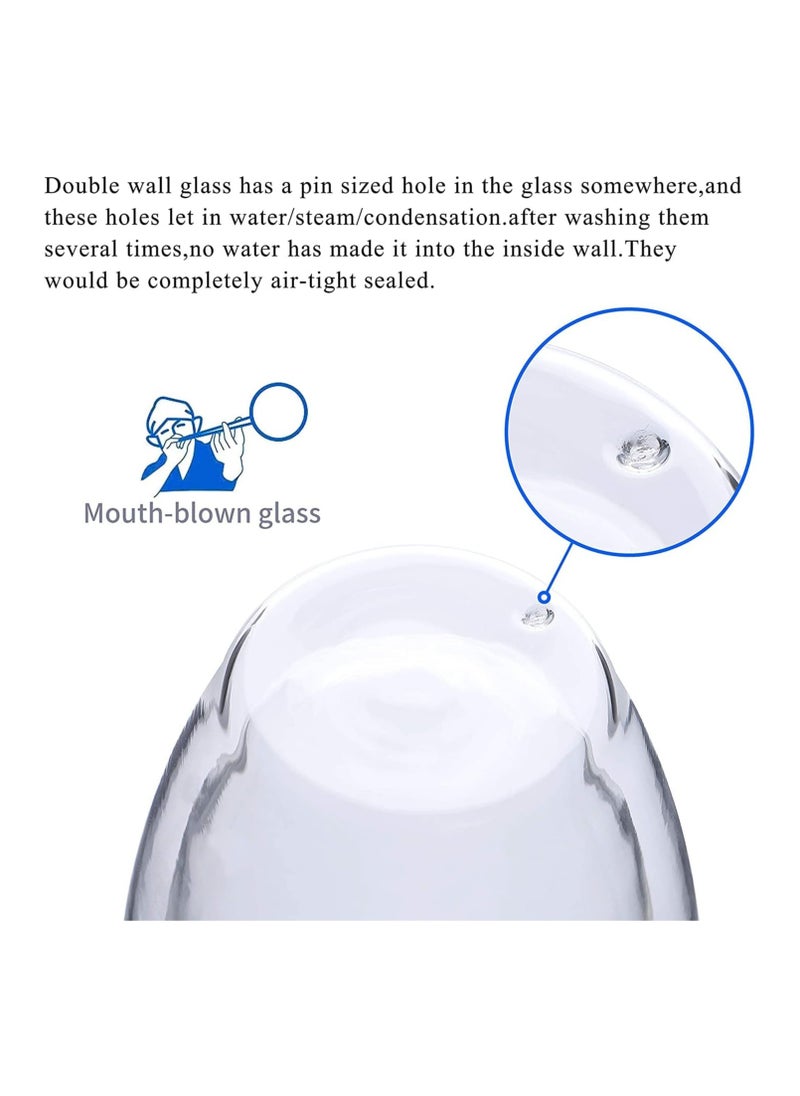 CUISINEART Double Wall Glass Clear 80 ML 2 Pieces  - Image 4