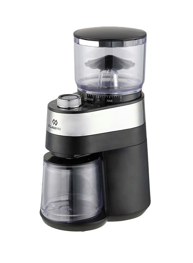 ClassPro مطحنة قهوة ماكس 210 جرام، 140 واط، أسود - Image 2