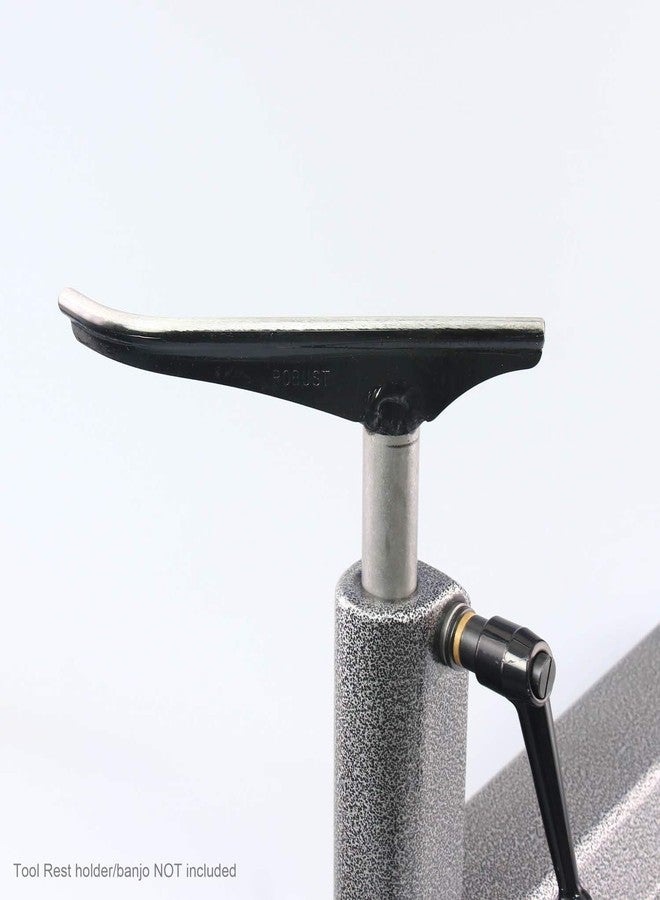 Robust, Small "J" Curved Tool Rest, 9" Wide, Short Post - Image 5