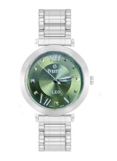 Sveston Leo Women's Analog Quartz Green Dial Stainless Steel Watch SV 19045  - Image 1