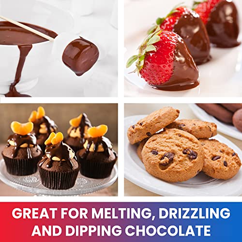 Koolatron Total Chef Single Pot Chocolate Melter - Electric Candy Melting Hot Fondue Pot With 32+ Accessories, Serving 1 cup Dark or White Melted Chocolate For Dipping Party Desserts, 8.8 Oz (250 g) Capacity - Image 5