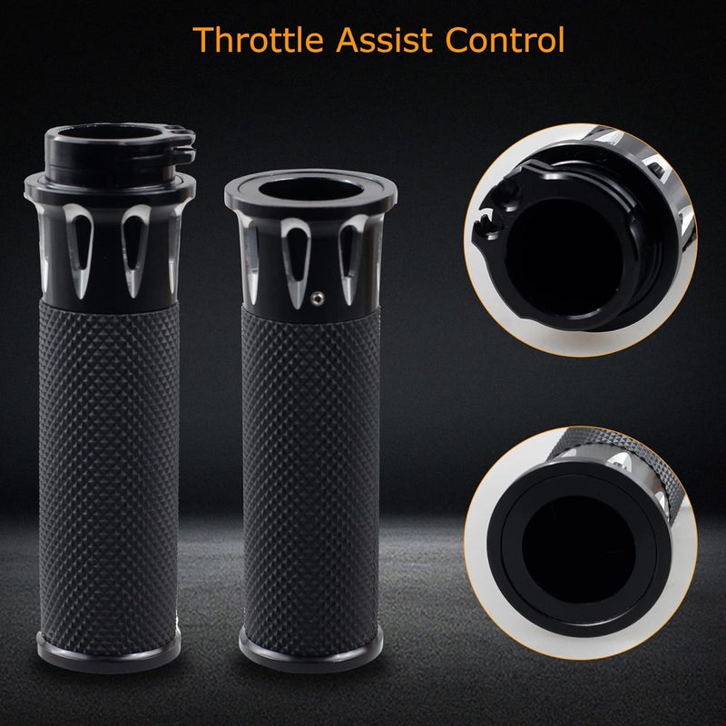 NTHREEAUTO 1'' / 25mm Handlebar Hand Grips for Motorcycles - Image 4