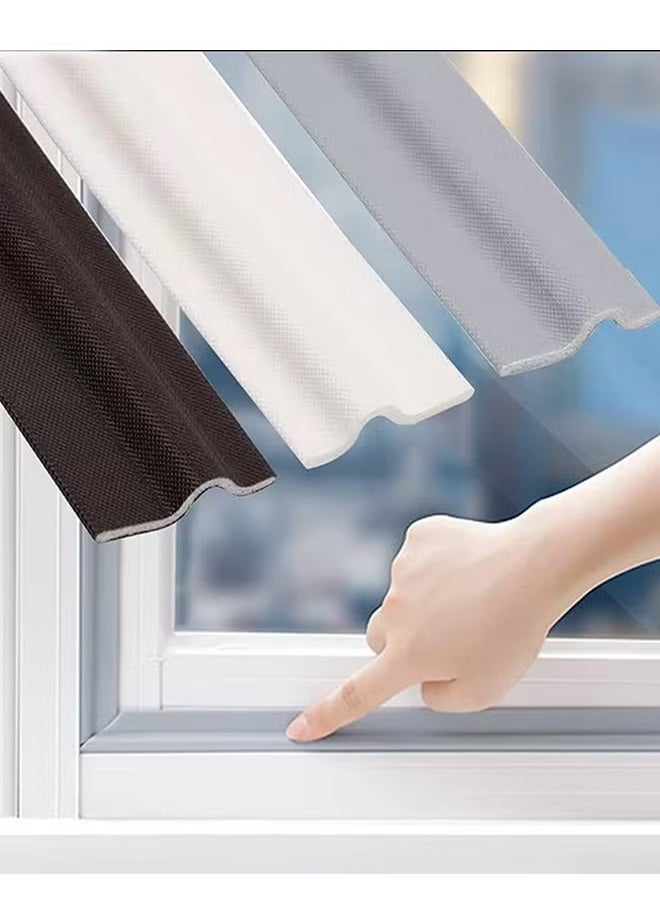 Berma Baby Self-adhesive window seal strips   soundproof windproof insect-proof nylon cloth foam door seal strips, sliding window weatherproof strips, self-adhesive heat and sound insulation strips for doors and windows  - Image 2