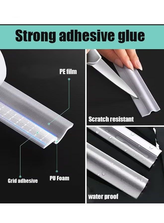 Berma Baby Self-adhesive window seal strips   soundproof windproof insect-proof nylon cloth foam door seal strips, sliding window weatherproof strips, self-adhesive heat and sound insulation strips for doors and windows  - Image 4