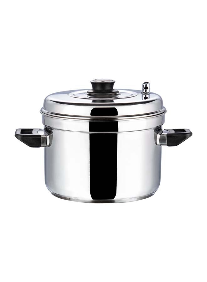 VINOD Stainless Steel Steamer Cooker Set, 8 Plates | Multi-Purpose Pot & Steamer | Induction & Gas Base - Image 2