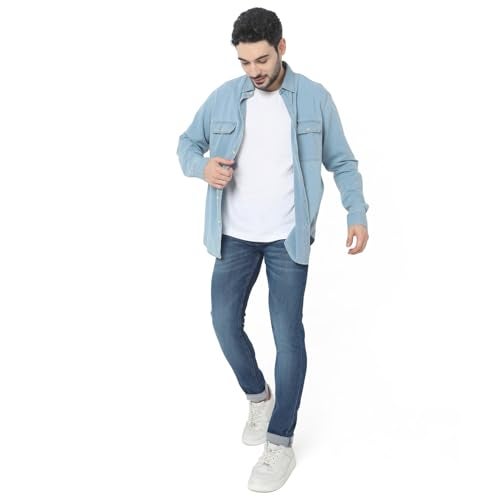 Spykar Men's Super Skinny Fit Low Rise Casual Jeans - Image 3