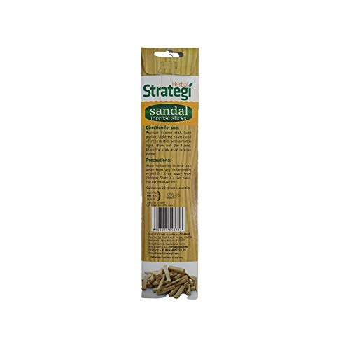 Herbal Strategi Herbal Strategi Sandal Aromatic Incense Sticks 20 pcs Pack of 6 - Image 2
