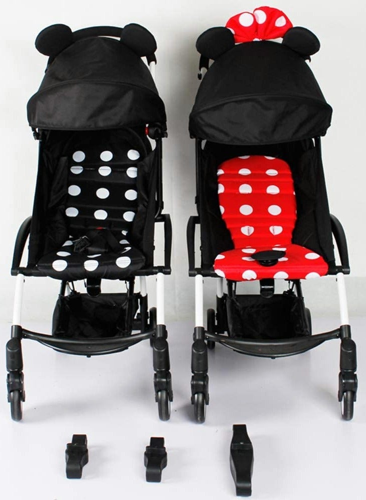 Excefore Stroller Connectors for Babyzen YOYO2 YOYO+ Strollers, Twin Strollers Connector for Toddlers, Twin Baby Stroller Connect Adapter, Turns Two Single Strollers into a Double Stroller - Image 4