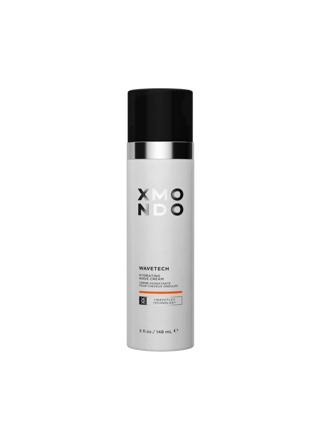 XMONDO Hair Wavetech Hydrating Wave Cream Vegan Formula With Coconut & Argan Oil For Breakage Protection And Hair Hydration 5 Fl Oz 1Pack  - Image 1