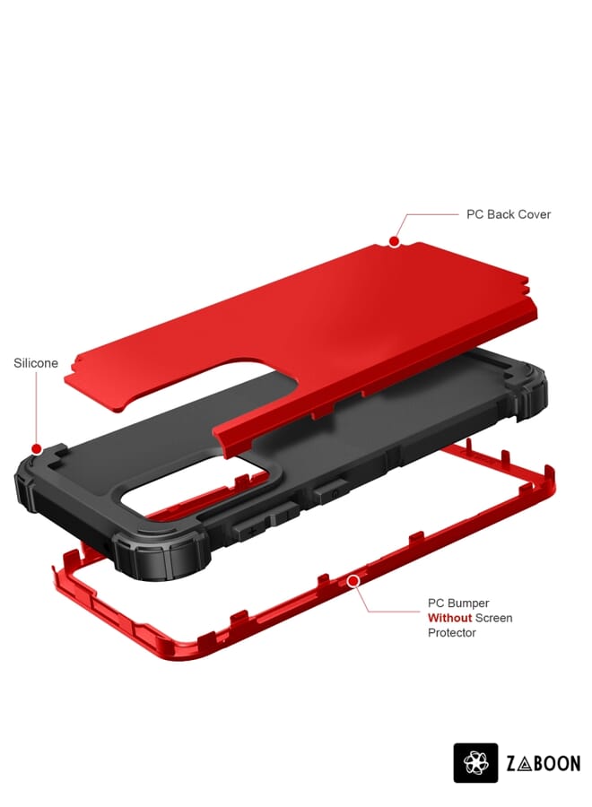 Zaboon Protective Case For Samsung Galaxy A33 5G PC + Silicone - Image 3
