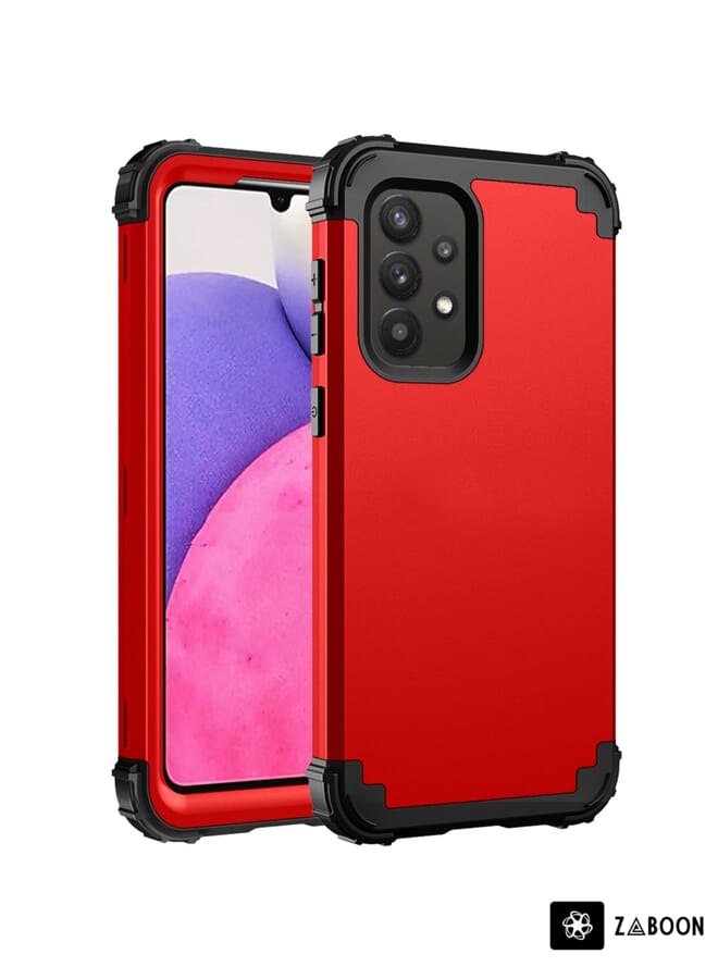 Zaboon Protective Case For Samsung Galaxy A33 5G PC + Silicone - Image 1