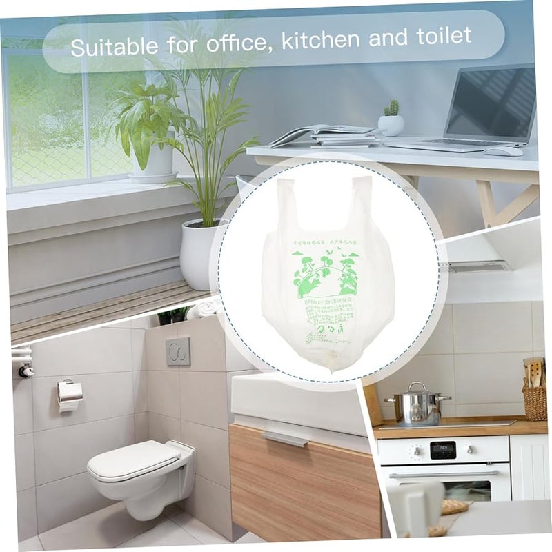 Biodegradable Trash Bags 20 Pack Multi Color Flat Mouth For Kitchen Bathroom Office Pet Waste - Image 4