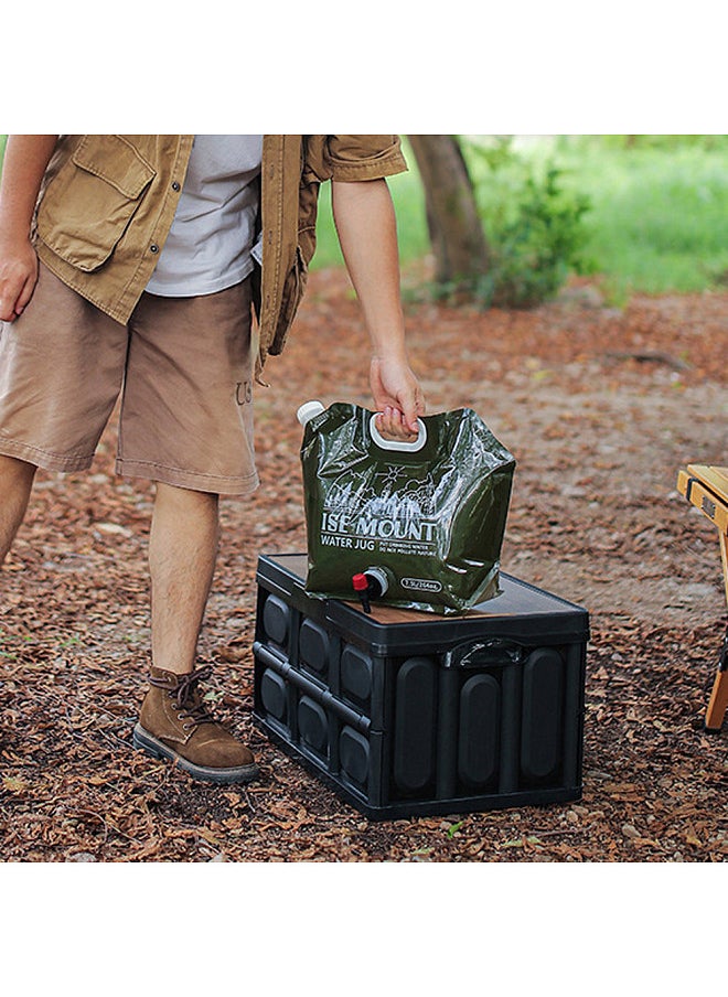 Generic - Oudoor Camping Pinic Water Bag Large Capacity Portable Water Storage Bag with Water Tap Car Travel Portable Water Bag with Handle - Image 1