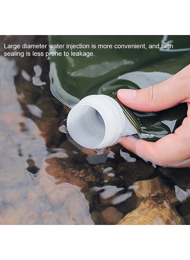 Generic - Oudoor Camping Pinic Water Bag Large Capacity Portable Water Storage Bag with Water Tap Car Travel Portable Water Bag with Handle - Image 1