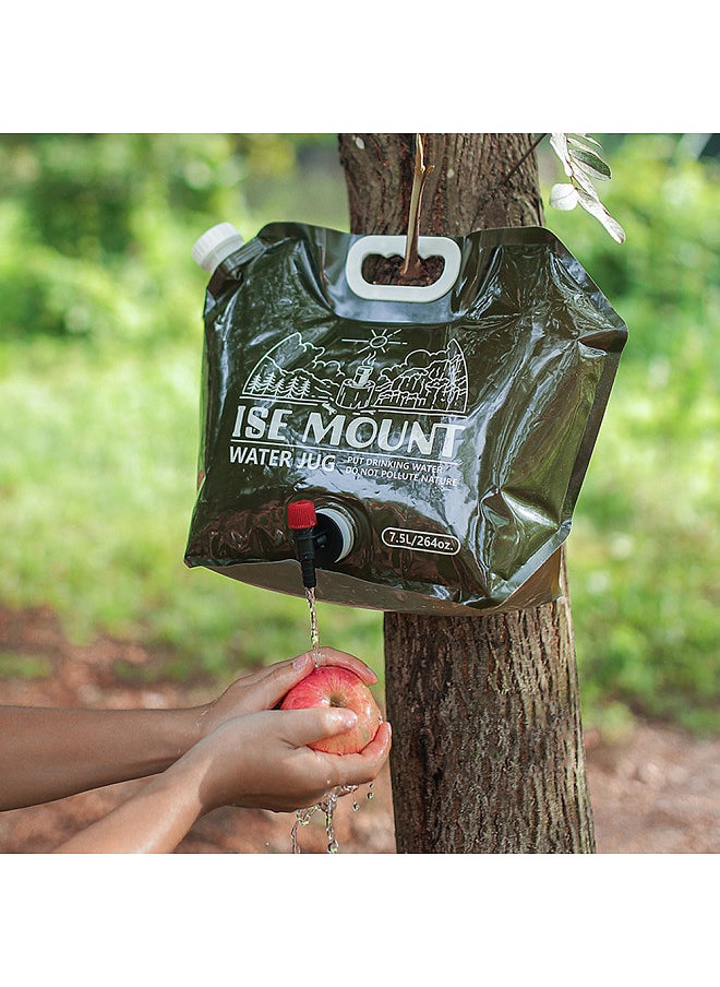 Generic - Oudoor Camping Pinic Water Bag Large Capacity Portable Water Storage Bag with Water Tap Car Travel Portable Water Bag with Handle - Image 1