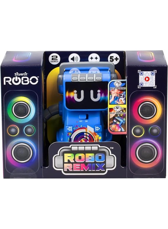 سيلفر ليت لعبة الروبوت التفاعلية ROBO REMIX - ألوان متنوعة أزرق ووردي - Image 4
