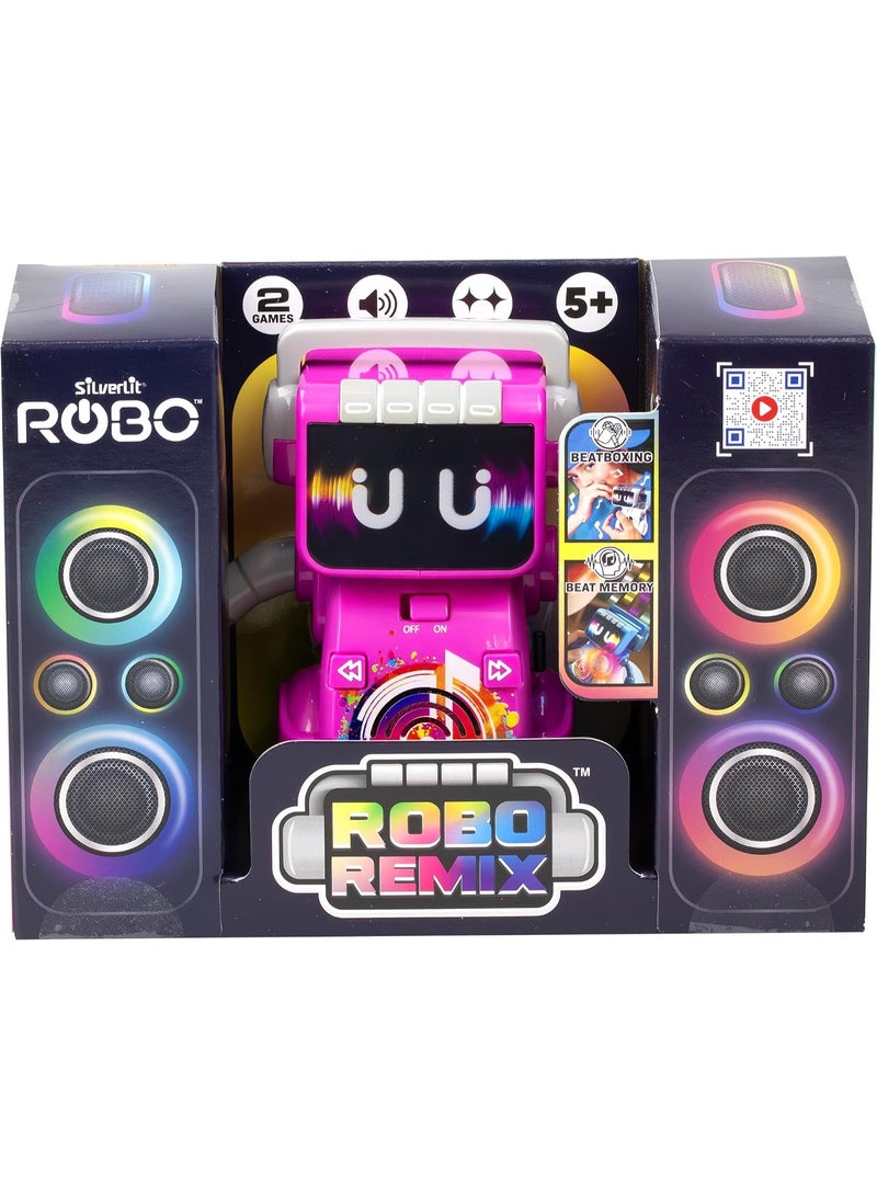 سيلفر ليت لعبة الروبوت التفاعلية ROBO REMIX - ألوان متنوعة أزرق ووردي - Image 3
