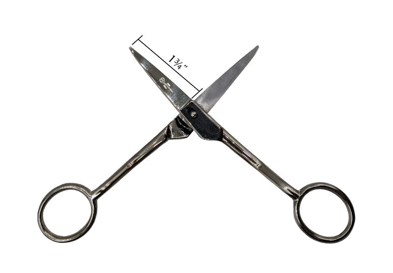Ultima 6 Inch Embroidery & Applique Scissors â€“ Drop Forged Carbon Steel Embroidery Sheers, Double Curved, Chrome Plated & Made in Italy - Image 4