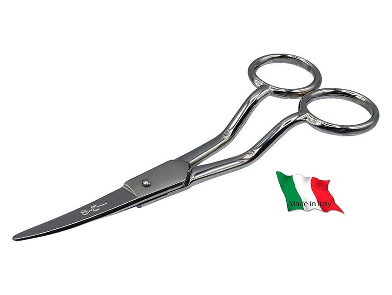 Ultima 6 Inch Embroidery & Applique Scissors â€“ Drop Forged Carbon Steel Embroidery Sheers, Double Curved, Chrome Plated & Made in Italy - Image 1
