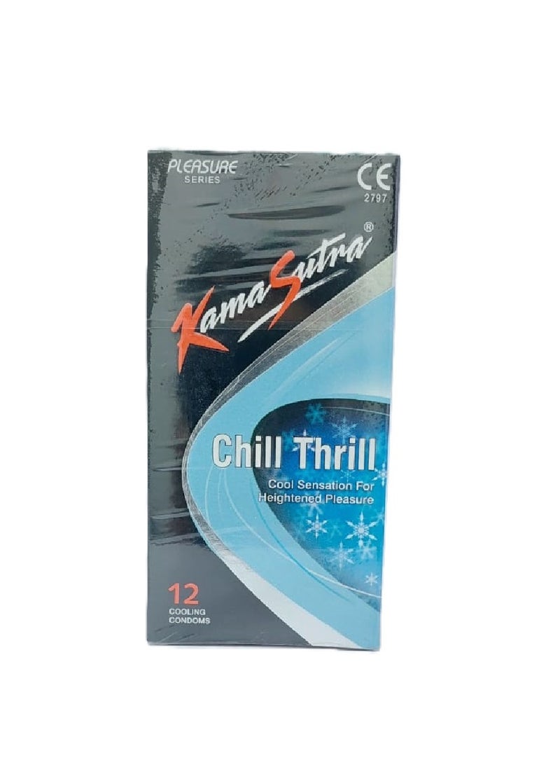 Kamasutra KAMASUTRA CHILL THRILL CONDOMS 12'S