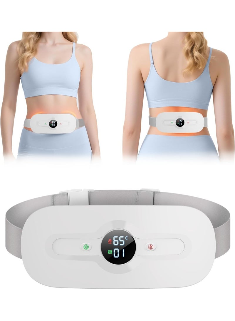 Cordless Period Cramp Heat Pad – Fast Heating for Back & Stomach Pain Relief - Image 1