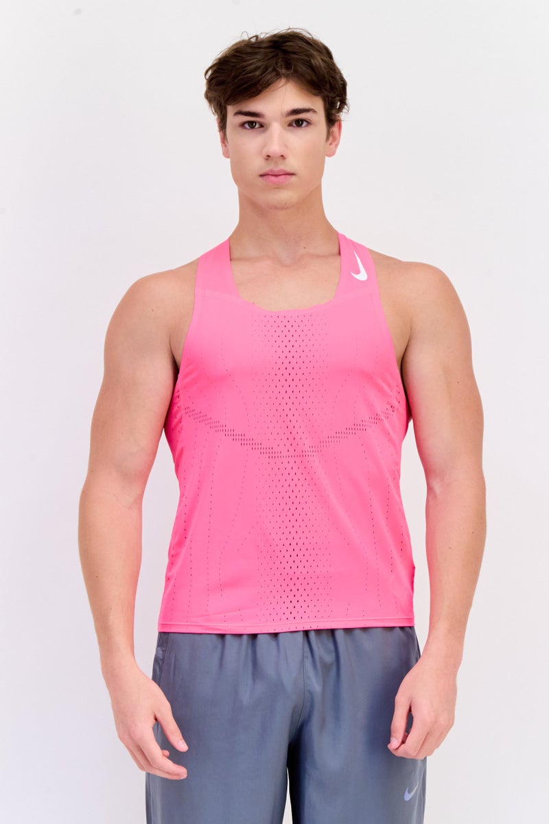 Nike Men Dri Fit Sleeveless Training Vest, Fuchsia - Image 1
