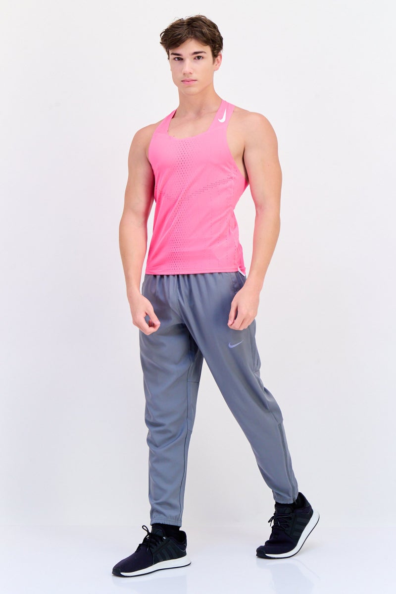 Nike Men Dri Fit Sleeveless Training Vest, Fuchsia - Image 4