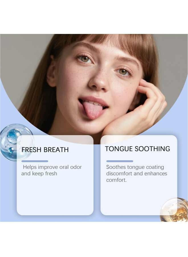 Feimuko Tongue Cleaner Gel – Fresh Breath Oral Care Gel for Bad Breath & Halitosis, Tongue Scraper Gel for Daily Oral Hygiene - Image 4