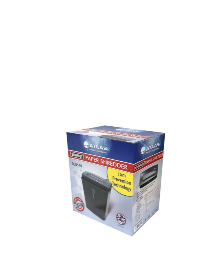 ATLAS - Strip Cut Shredder machine With 5 Sheet Shredding Capapcity - Image 1