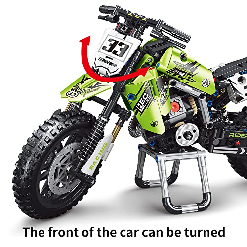 Mesiondy Motorcycle Toy Building Blocks Kit,Stem Bricks Sets,Toys for Boys & Adults,Build A Model Motorcycle, (476 Pieces)……… - Image 4