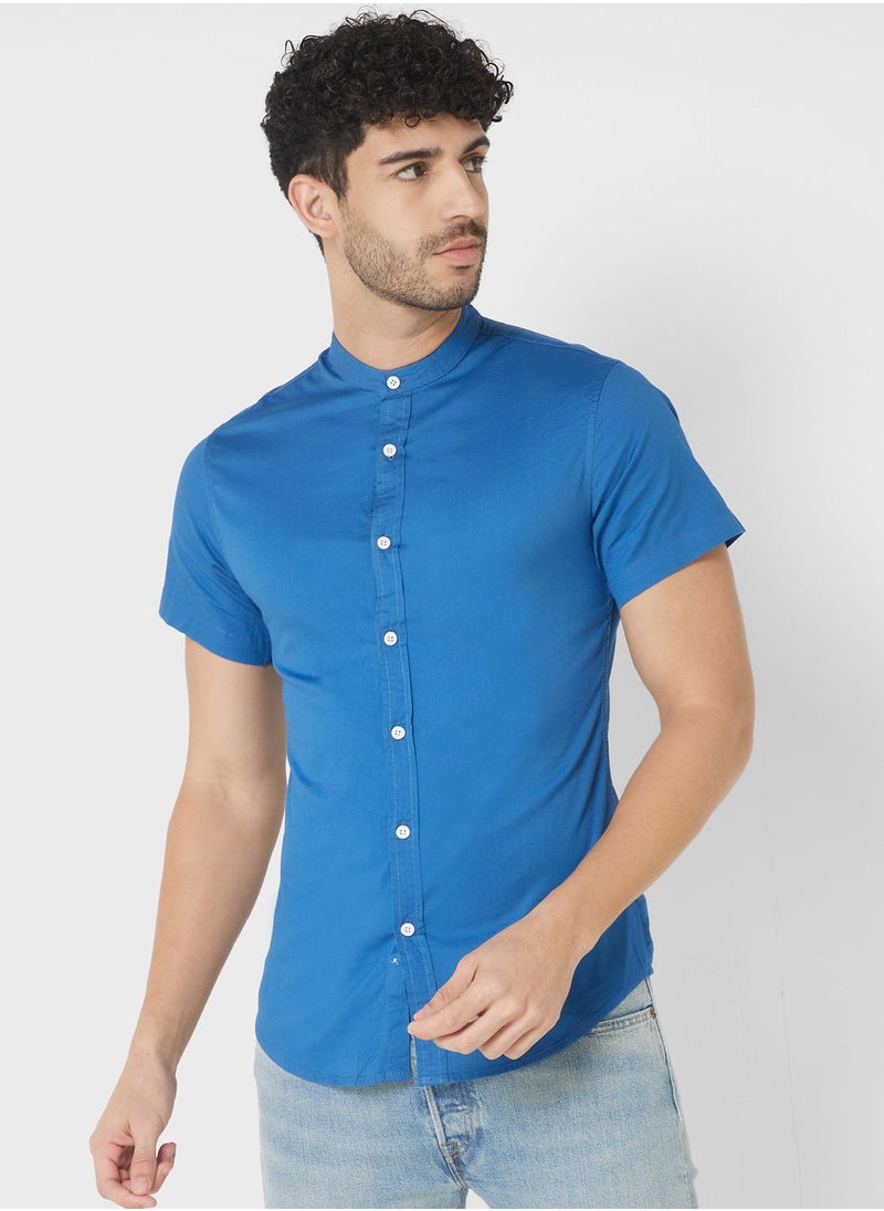 Seventy Five - Skinny Fit Half Sleeve Shirt - Image 1