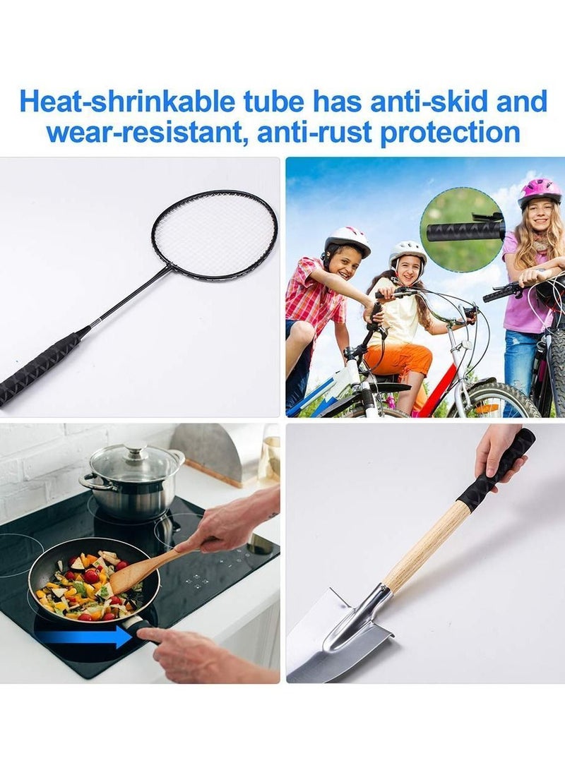 Y&D Heat Shrink Sleeve Wrap Tube for Fishing Rod Handle Cork, Grip Cover Industrial Tubing Fly Accessories, Non-Slip Waterproof and Insulated, 40" Long, 1.2" Diameter - Image 2