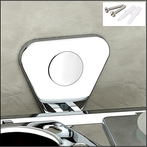 ORCE BATH ARTICLE soap Dispenser with Toothbrush Holder for washbasin Liquid Dispenser and Brush Holder for Bathroom Tumbler Holders dispensers SP21(304 Stainless Steel,Chrome Finish,Frosted Glass) - Image 5