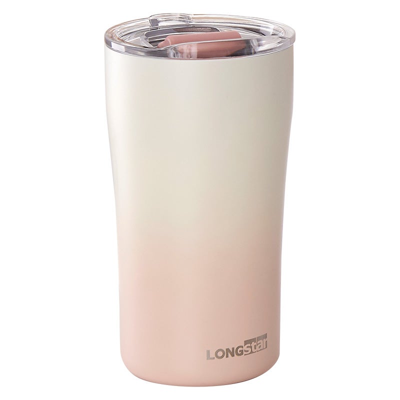 Random Color Coffee Cup, 304 Stainless Steel Heat & Cold Retention Daily Use Cup - Image 1
