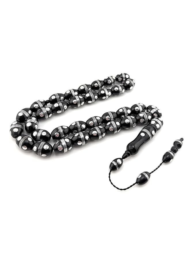 erorex Wooden Rosary Braided With Metal - Image 2