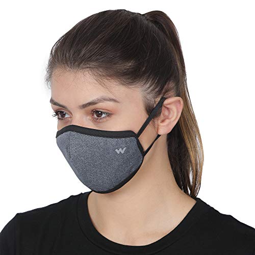 Wildcraft SUPERMASK W95+ Reusable Outdoor Respirator 2P : POINTEL : GRY_DARK : S - Image 5