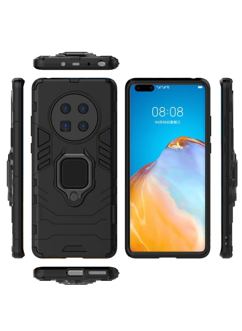 Black Protective Cover With Ring Bracket For Huawei - Image 2