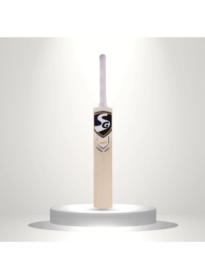 SG Cobra Gold Kashmir Willow Cricket Bat Short Hand -SH (Believe.Become) - Image 2