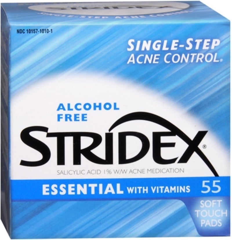StriDex Daily Care Essential With Vitamins Pads 55 Each Pack of 4
