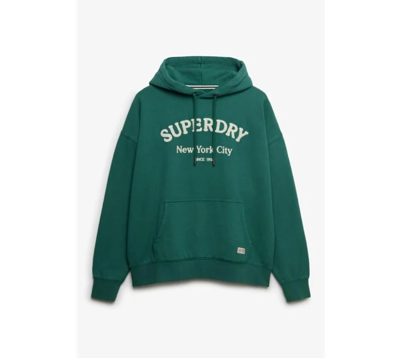 سوبر دراي Luxe Casual Emb Relaxed Hood