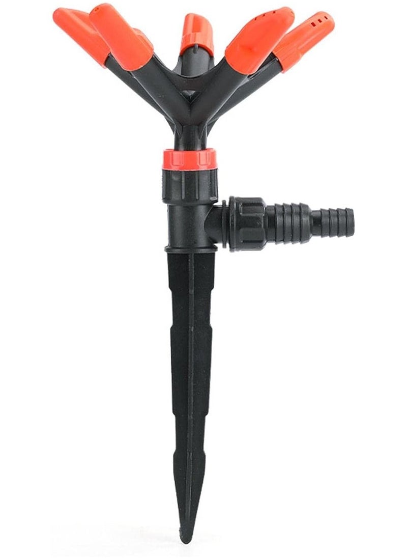 DubaiGallery Garden Sprinkler 360°Automatic Rotating Lawn Sprinklers Water Sprinkler  - Image 1