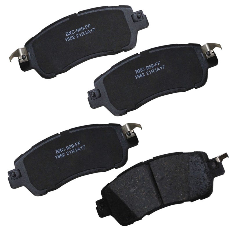 بنديكس وسادات فرامل أمامية سيراميكية Bendix Premium SBC1852 لسيارات Mazda 2 (2021-2016) وScion iA (2016) وToyota Yaris (2020-2019) وYaris iA (2018-2017) - Image 1