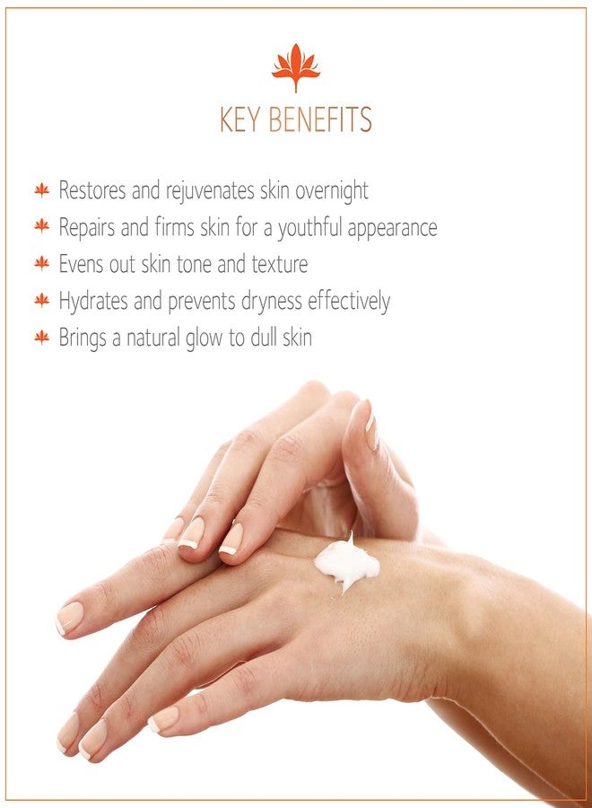 سول تري كريم سول تري المتطور لإشراقة الكومكومادي الليلي | إصلاح وتوهج ليلي | زعفران موغرا عضوي 100% | لجميع أنواع البشرة | تغذية عميقة - 50 غرام - Image 3