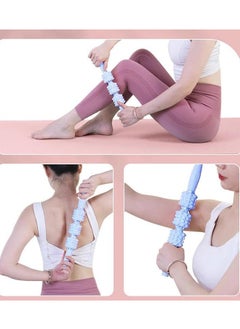 QSHOP® Premium Massage Stick for Muscles, Muscle Therapy Balls, Muscle Pain Relief, Self Massage Roller Stick, Cushioned Ergonomic Handle with 3 Pointed Massage Balls for Yoga Massage - pzsku/ZA2BF0E1D87C40A6CCC82Z/45/_/1733672186/21e06373-b4aa-4378-84b1-75a6f4ccaec9