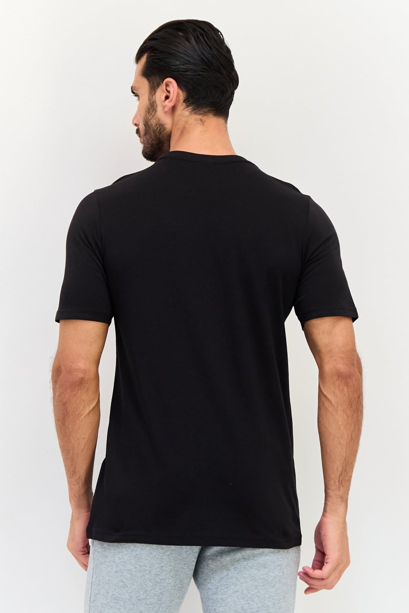PUMA Men Sportswear Fit Brand Logo Outdoor T-Shirt, Black - Image 3