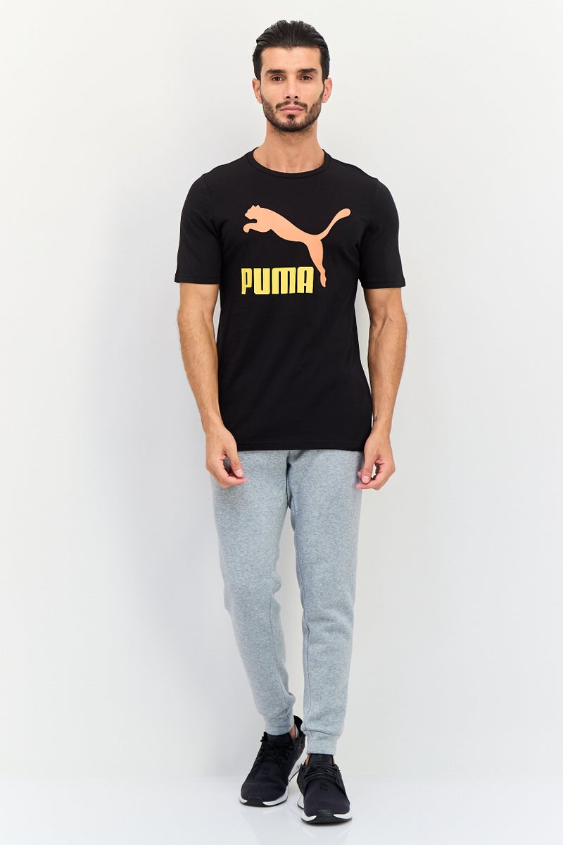 PUMA Men Sportswear Fit Brand Logo Outdoor T-Shirt, Black - Image 4