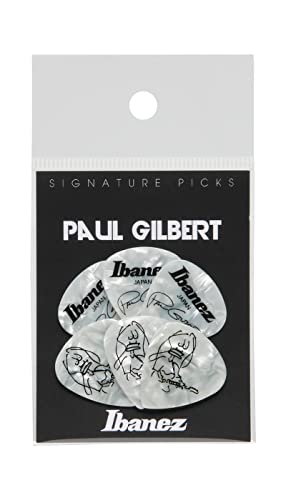 Ibanez Paul Gilbert Signature Guitar Picks (Set of 6 pcs) B1000PG-PW - Image 2